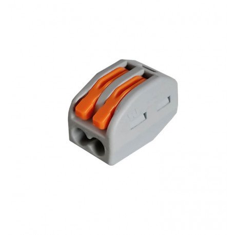 Snelle connector 2 ingangen PCT-212 voor elektrische kabel 0,08-4 mm²