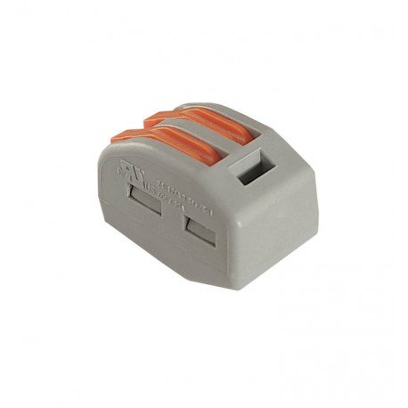 Snelle connector 2 ingangen PCT-212 voor elektrische kabel 0,08-4 mm²