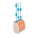 Snelle connector met 3 ingangen PCT-212 voor elektrische kabel 0,08-4 mm²