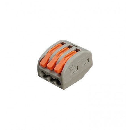 Snelle connector met 3 ingangen PCT-212 voor elektrische kabel 0,08-4 mm²