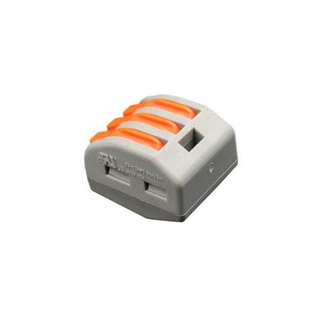 Snelle connector met 3 ingangen PCT-212 voor elektrische kabel 0,08-4 mm²