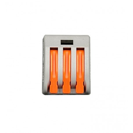 Snelle connector met 3 ingangen PCT-212 voor elektrische kabel 0,08-4 mm²