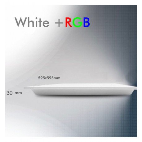 LED paneel 60x60 40W dimbaar SMART CCT+RGB (Google/Alexa)