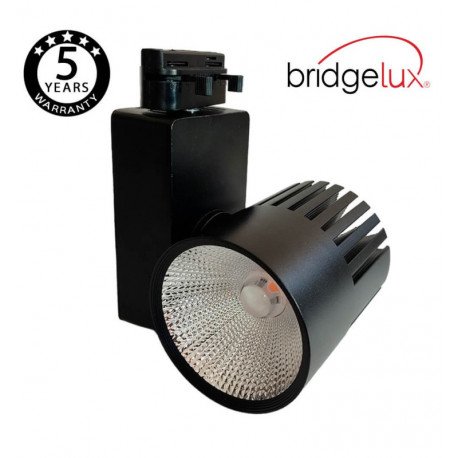 LED schijnwerper 40W UPPSALA zwart 24° monofasige rail