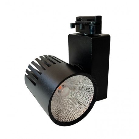 LED schijnwerper 40W UPPSALA zwart 24° monofasige rail