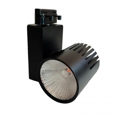 LED schijnwerper 40W UPPSALA zwart 24° monofasige rail