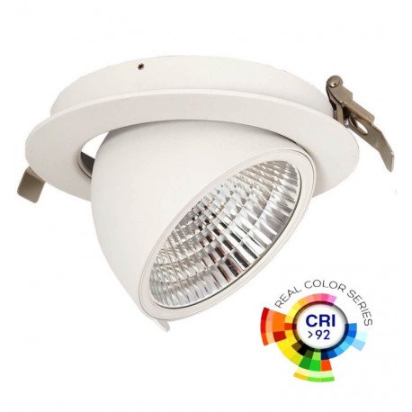 Inbouw downlight LED 30W richtbaar 24° 3CCT CRI+92