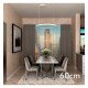 Cirkelvormige LED-hanglamp 37W wit SPACE VENUS 60 cm