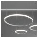 Circulaire LED-hanglamp 77W wit voor interieurdecoratie 120 cm