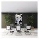 Circulaire LED-hanglamp 77W wit voor interieurdecoratie 120 cm