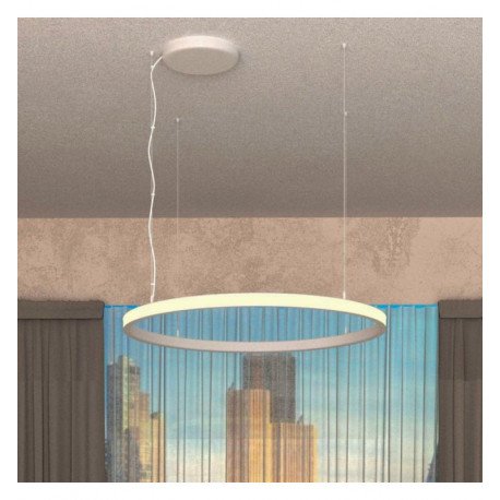 Ronde hangende led-lamp 54W wit SPACE VENUS 90 cm