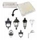 LED-module 65W voor asymmetrische straatverlichting 78x156 hoge lichtopbrengst