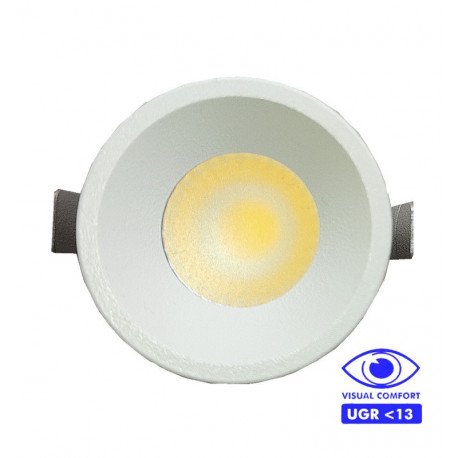 Inbouw downlight LED 5W circulair UGR13 schijnwerper 24°