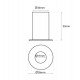 Inbouw downlight LED 5W circulair UGR13 schijnwerper 24°