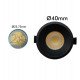LED Downlight 5W Recessed Circular UGR13 Black