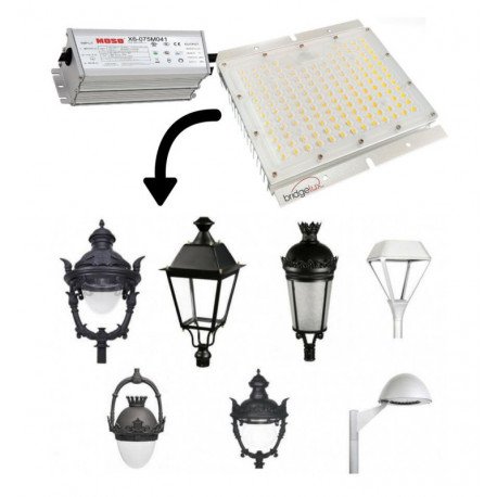 Led-module 65W dimbaar en programmeerbaar voor led-straatverlichting