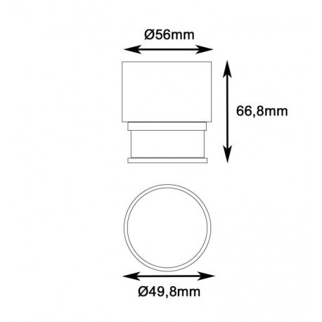 Downlight LED 15W GU10/MR16 CRI+92 UGR13 para aro