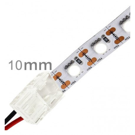 LED-strip connector COB en SMD 10mm IP20 zonder solderen