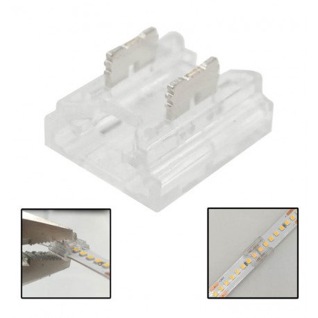 Connector ledstrip COB en SMD IP65 8mm-10mm zonder solderen