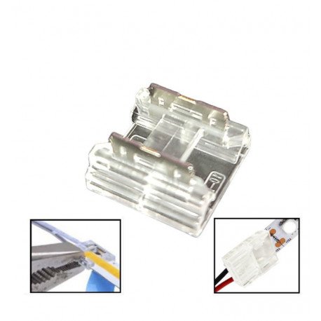 Connector ledstrip COB en SMD IP65 8mm-10mm zonder solderen