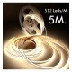 Ledstrip COB 24V 11W/m voor binnen, 5m, CRI90, 512 led/m