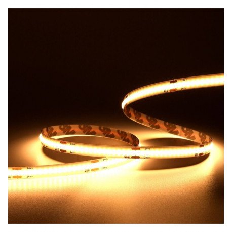 Ledstrip COB 24V 11W/m voor binnen, 5m, CRI90, 512 led/m