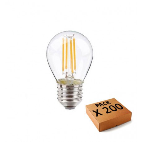 LED filament lamp 4W E27 G45 decoratief warm licht