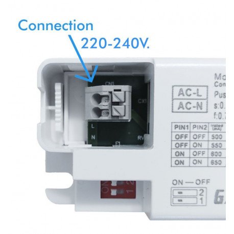 LED AR111 COB-lamp 18-24W, CCT selec., CRI+92