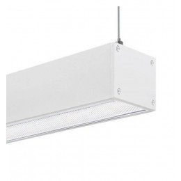 Led-profiel aluminium wit POTSDAM 2 m microprisma UGR17