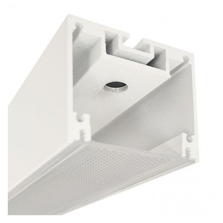 Led-profiel aluminium wit POTSDAM 2 m microprisma UGR17