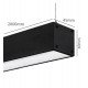 LED-profiel aluminium zwart POTSDAM 195 cm UGR17 microprisma