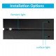 LED Aluminum Profile Black POTSDAM 195cm UGR17 Microprism