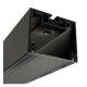 LED Aluminum Profile Black POTSDAM 195cm UGR17 Microprism
