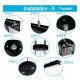 LED-profiel aluminium zwart POTSDAM 195 cm UGR17 microprisma