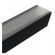 LED Aluminum Profile Black POTSDAM 195cm UGR17 Microprism