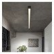 LED-profiel aluminium zwart POTSDAM 195 cm UGR17 microprisma