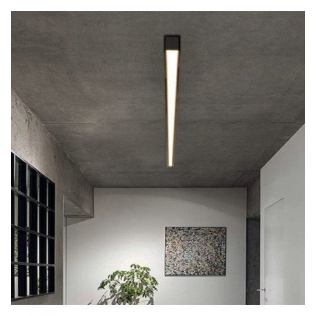 LED-profiel aluminium zwart POTSDAM 195 cm UGR17 microprisma