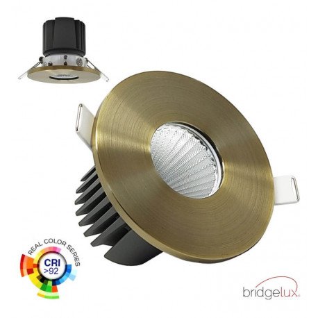 Downlight led 15W brons CRI+92 UGR13 hoog rendement