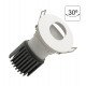Downlight led 15W richtbaar CRI+92 UGR13 wit technisch