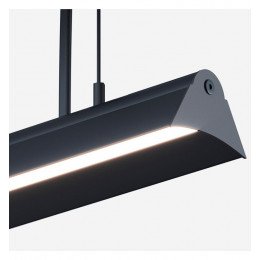 Lámpara lineal LED colgante VIENA negro IP20