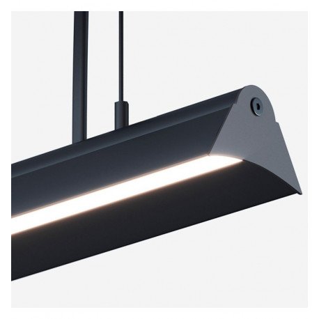 Lámpara lineal LED colgante VIENA negro IP20