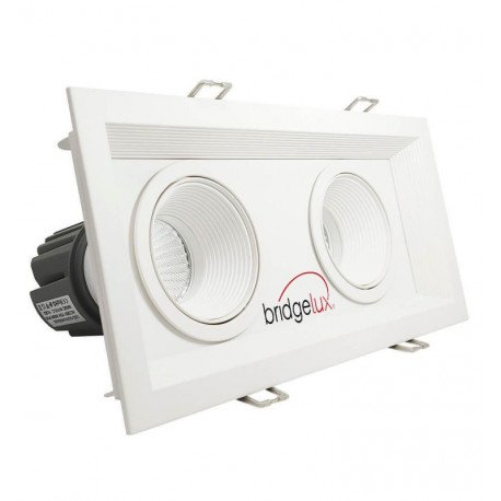Downlight led 30W directioneel dubbel wit CRI+92 UGR13