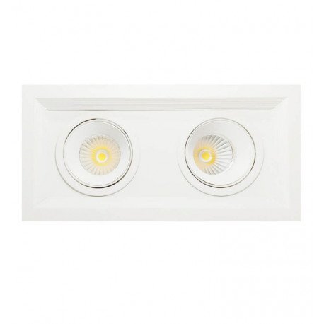 Downlight led 30W directioneel dubbel wit CRI+92 UGR13