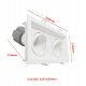 Downlight led 30W directioneel dubbel wit CRI+92 UGR13