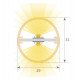 LED Pendant Strip OSLO Double IP20 Indoor 24V