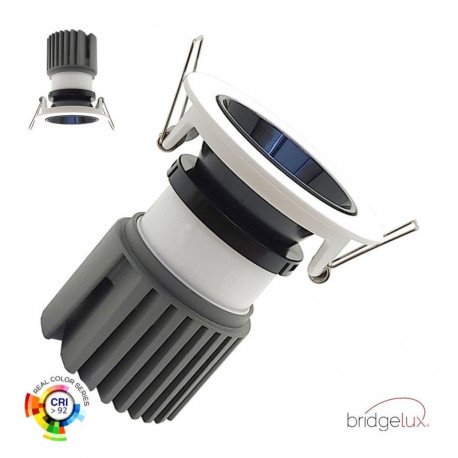 Downlight led 15W directioneel CRI+92 UGR13 wit/zwart