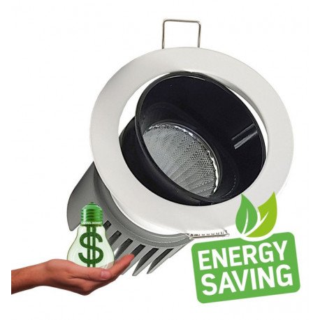 Downlight led 15W directioneel CRI+92 UGR13 wit/zwart