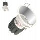 Downlight LED 15W circulair chroom CRI+92 UGR13