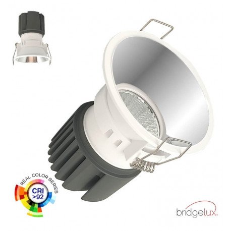 Downlight LED 15W circulair chroom CRI+92 UGR13