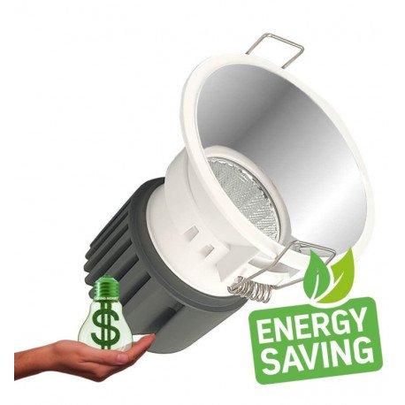 Downlight LED 15W circulair chroom CRI+92 UGR13